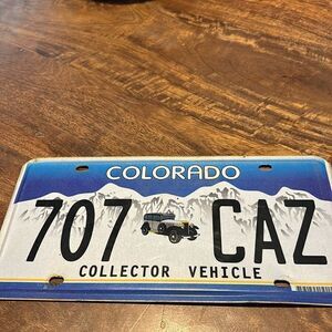 Colorado Collector Vehicle license plate